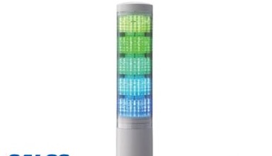 Patlite Visual Signaling Devices LA6-5DTNWN-RYGBC - Multi Color LED Signal Tower, Direct (LA6-5DTNWN-RYGBC)