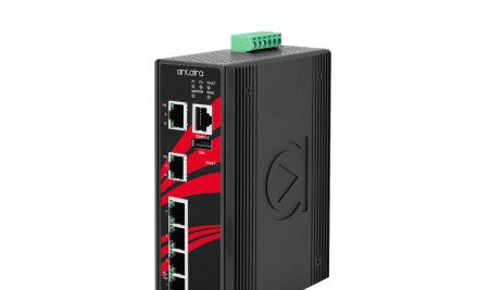 Antaira Technologies LMP-0600-24-V2 - 6-Port Industrial PoE+ Light Layer 3 (LMP-0600-24-V2)