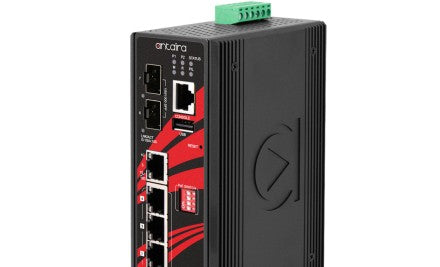 Antaira Technologies LMP-0702G-SFP-BT-24-T-V2 - 7-Port Industrial Gigabit IEEE (LMP-0702G-SFP-bt-24-T-V2)