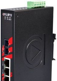 Antaira Technologies LNP-0501-M-T - 5-Port Industrial PoE+ Unmanaged Ethernet (LNP-0501-M-T)
