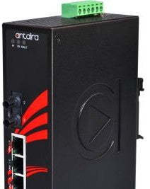 Antaira Technologies LNP-0501-ST-S3-24-T - 5-Port Industrial PoE+ Unmanaged (LNP-0501-ST-S3-24-T)