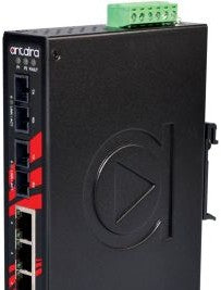 Antaira Technologies LNX-0602-S3 - 6-Port Industrial Unmanaged Ethernet Switch (LNX-0602-S3)