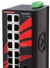 Antaira Technologies LNX-1802G-SFP-T - 18-Port Industrial Gigabit Unmanaged (LNX-1802G-SFP-T)