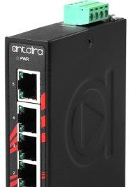 Antaira Technologies LNX-C500G - Compact 5-Port Industrial Gigabit Unmanaged (LNX-C500G)