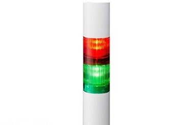 Patlite Visual Signaling Devices LR4-202WJBW-RG - 40 UL CE IP65 DC 24V, Direct Mount/Cable (LR4-202WJBW-RG)