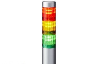 Patlite Visual Signaling Devices LR4-302WJNU-RYG - 40 UL CE IP65 DC 24V, Direct Mount/3.3m (LR4-302WJNU-RYG)