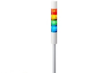 Patlite Visual Signaling Devices LR4-402PJBW-RYGB - 40 UL CE IP65 DC 24V, Pole Mount/Cable (LR4-402PJBW-RYGB)