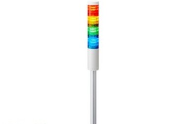 Patlite Visual Signaling Devices LR4-402PJNW-RYGB - 40 UL CE IP65 DC 24V, Pole Mount/Cable (LR4-402PJNW-RYGB)
