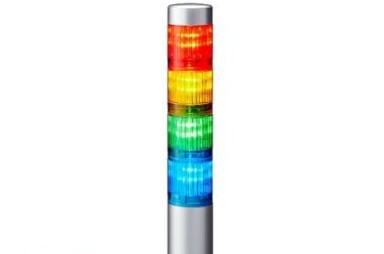 Patlite Visual Signaling Devices LR4-402WJNU-RYGB - 40 UL CE IP65 DC 24V, Direct Mount/3.3m (LR4-402WJNU-RYGB)
