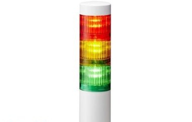 Patlite Visual Signaling Devices LR5-302WJNW-RYG - 50 UL CE IP65 DC 24V, Direct Mount/Cable (LR5-302WJNW-RYG)