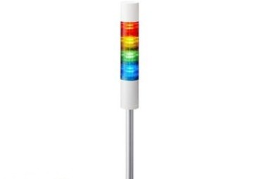 Patlite Visual Signaling Devices LR5-401PJBW-RYGB - 50 UL CE IP65 DC 12V, Pole Mount/Cable (LR5-401PJBW-RYGB)