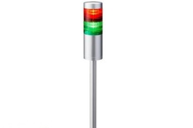 Patlite Visual Signaling Devices LR6-202LJNU-RG - 60 UL CE IP65 DC 24V, Pole Mount/Cable, No (LR6-202LJNU-RG)