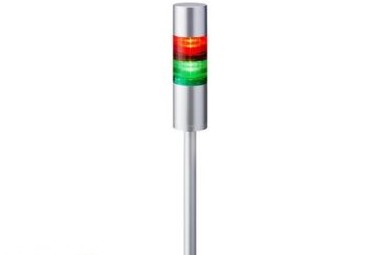 Patlite Visual Signaling Devices LR6-202PJBU-RG - 60 UL CE IP65 DC 24V, Pole Mount/Cable (LR6-202PJBU-RG)