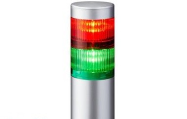 Patlite Visual Signaling Devices LR6-202WJNU-RG - 60 UL CE IP65 DC 24V, Direct Mount/Cable (LR6-202WJNU-RG)