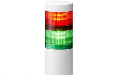 Patlite Visual Signaling Devices LR6-202WJNW-RG - 60 UL CE IP65 DC 24V, Direct Mount/Cable (LR6-202WJNW-RG)