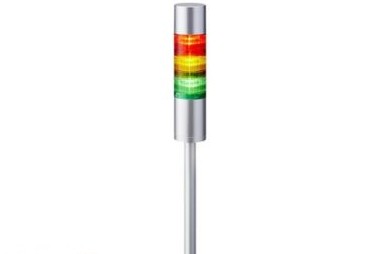 Patlite Visual Signaling Devices LR6-302PJBU-RYG - 60 UL CE IP65 DC 24V, Pole Mount/Cable (LR6-302PJBU-RYG)