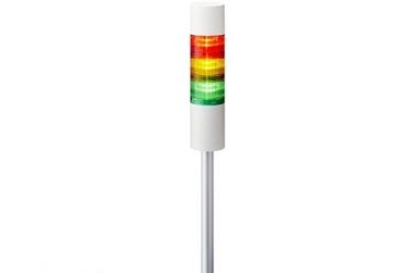 Patlite Visual Signaling Devices LR6-302PJBW-RYG - 60 UL CE IP65 DC 24V, Pole Mount/Cable (LR6-302PJBW-RYG)