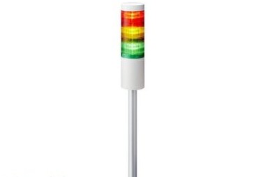 Patlite Visual Signaling Devices LR6-302PJNW-RYG - 60 UL CE IP65 DC 24V, Pole Mount/Cable (LR6-302PJNW-RYG)