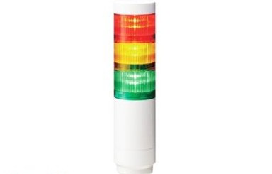 Patlite Visual Signaling Devices LR6-302WCNW-RYG - 60 UL CE IP65 DC 24V, 1/2in. NPT socket (LR6-302WCNW-RYG)