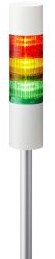 Patlite Visual Signaling Devices LR6-3M2LJBW-RYG - 60 UL CE IP65AC 100 - 240V, pole mount (LR6-3M2LJBW-RYG)