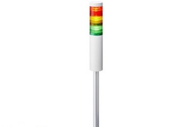 Patlite Visual Signaling Devices LR6-3M2PJNW-RYG - 60 UL CE IP65 AC 100-240V, Pole (LR6-3M2PJNW-RYG)
