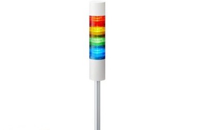 Patlite Visual Signaling Devices LR6-402PJBW-RYGB - 60 UL CE IP65 DC 24V, Pole Mount/Cable (LR6-402PJBW-RYGB)