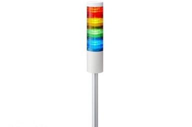 Patlite Visual Signaling Devices LR6-402PJNW-RYGB - 60 UL CE IP65 DC 24V, Pole Mount/Cable (LR6-402PJNW-RYGB)