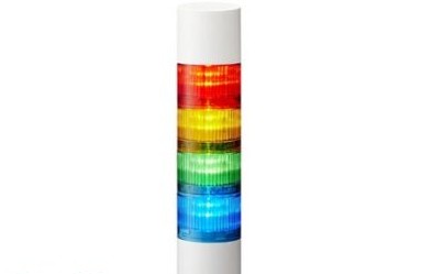 Patlite Visual Signaling Devices LR6-402WJBW-RYGB - 60 UL CE IP65 DC 24V, Direct (LR6-402WJBW-RYGB)