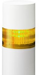 Patlite Visual Signaling Devices LR7-102WJBW-Y - 70 UL CE IP65 DC 24V, Direct Mount/Cable (LR7-102WJBW-Y)