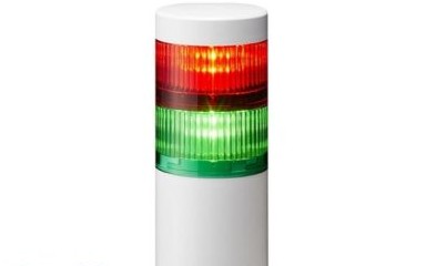 Patlite Visual Signaling Devices LR7-202WJNW-RG - 70 UL CE IP65 DC 24V, Direct Mount/Cable (LR7-202WJNW-RG)