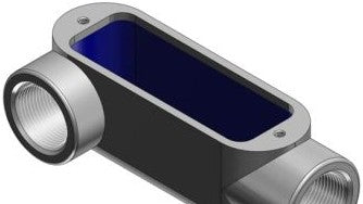 Thomas & Betts Conduit Outlet Bodies LR888 - 3 Inch Form 8, LR Conduit Body, Body Material Gray (LR888)