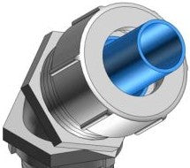 Thomas & Betts Fittings LT4125M - 1-1/4 Inch 45 Degree Steel Liquidtight Bullet (LT4125M)