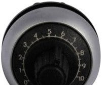 Cutler Hammer M22-R4K7 - M22 Potentiometer, 22.5 mm, Knob, Bezel: Silver (M22-R4K7)