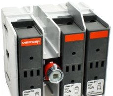 Mersen Disconnect Switches M30CC12 - UL 98 Fusible Switch 600VAC Class CC 30A 3-Pole (M30CC12)