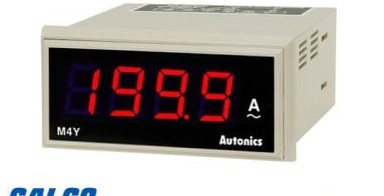 Autonics Panel Meters & Gauges M4Y-AA-5 - Meter, AC Amps, LED, W72xH36mm, 3 1/2-Digit (M4Y-AA-5)