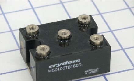 Crydom Bridge Rectifiers M50100TB1600 - Bridge Rectifier, 1600V, 100A, 3Ph (M50100TB1600)