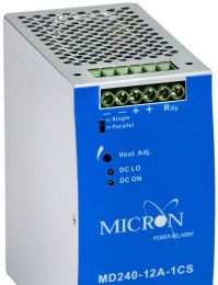 Micron Industries Power Supplies MD240-12A-1CS - DINergy Power Supply, 85-264 VAC Primary (MD240-12A-1CS)