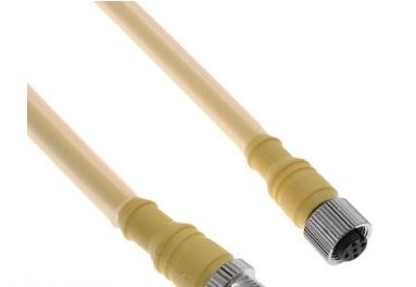 Mencom Cordsets MDC-4MFP-0.3M-A50 - 4 PL MDC M-F EXT SLCN TUBE .3M (MDC-4MFP-0.3M-A50)