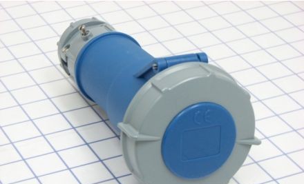 Mennekes Electrical Products Plugs & Receptacles ME330C6W - Connector, 30A, 2P-3W, 250V, Watertight (ME330C6W)