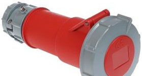 Mennekes Electrical Products Plugs & Receptacles ME430C7W - Connector, 30A, 3P-4W, 480V, Watertight (ME430C7W)