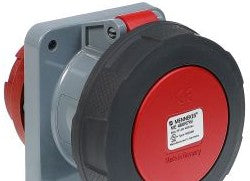 Mennekes Electrical Products Plugs & Receptacles ME460R7W - Receptacle, 60A, 3P-4W, 480V, Watertight, Red (ME460R7W)