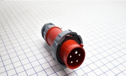 Mennekes Electrical Products Plugs & Receptacles ME530P7W - Plug, 30A, 4P-5W, 277/480V, Watertight, Red (ME530P7W)