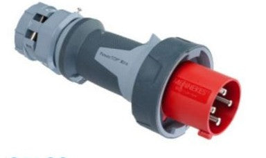 Mennekes Electrical Products Plugs & Receptacles ME560P7 - Plug, 60A, 4P-5W, 277/480V, Red (ME560P7)