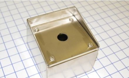 Mennekes Electrical Products Enclosures MESLPB1A - SPEC GRADE STAINLESS PUSH BUTTON BOX - 1 X 22.5 (MESLPB1A)