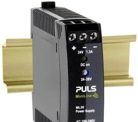 Puls Power Supplies ML30.241 - Power Supply, 30W, 120-240VAC, 1Ph, 24-28VDC (ML30.241)