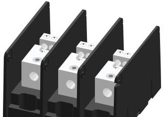 Mersen Power Distribution Blocks MPDB67453 - Open-Style PDB UL 1953 1000V 310A Tin-plated (MPDB67453)