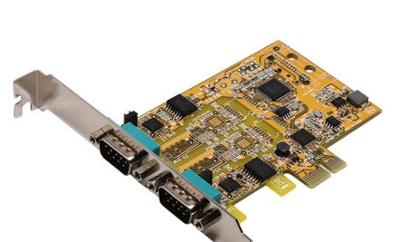 Antaira Technologies MSC-202C-SI - 2-Port RS232/422/485 PCI Express Card w/Surge (MSC-202C-SI)