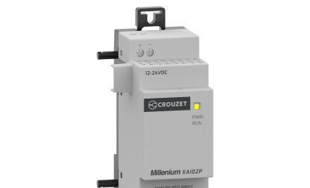 Crouzet Programmable Logic Controllers MXAI02PD7 - Millenium Analog Expansion, 35 mm, 2 (MXAI02PD7)