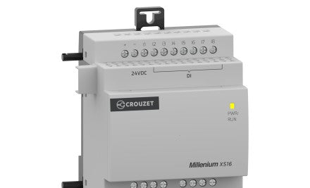 Crouzet Programmable Logic Controllers MXS16D1 - Millenium Digital Expansion, 70 mm, 16 I/Os, 24 (MXS16D1)