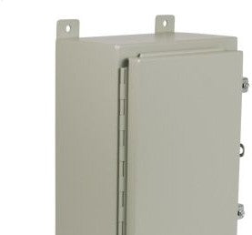 Wiegmann Enclosures N12162008 - N12 Single Door Wall-Mount 16X20X8 Carbon Steel (N12162008)